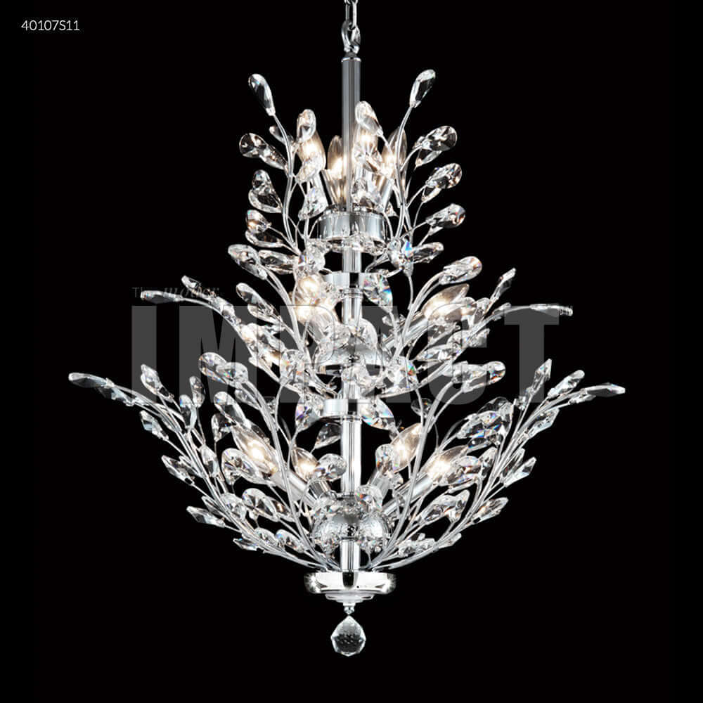 James R Moder Regalia Austria Crystal Chandelier Silver 40107S11 ...