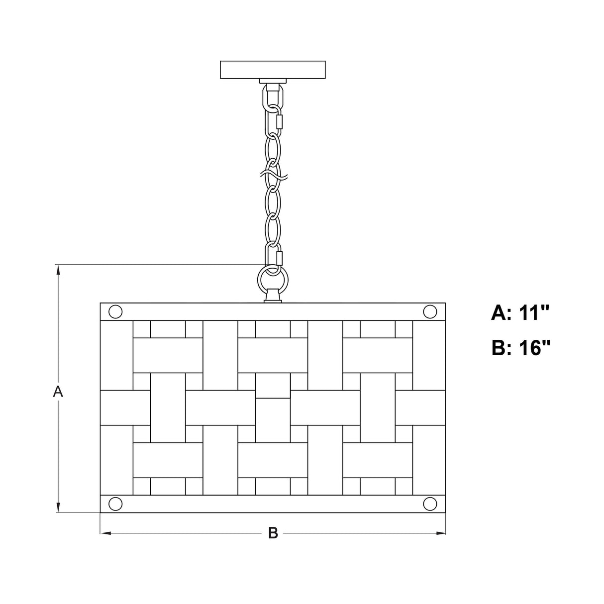 Pendant - Norwood 15.75-in. 1 Light Pendant Vintage Steel And Distressed Wood P0363