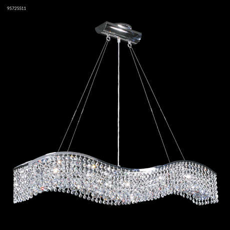 James R Moder Broadway Austria Wave Chandelier 95725S11 showcasing crystal designs and modern elegance.