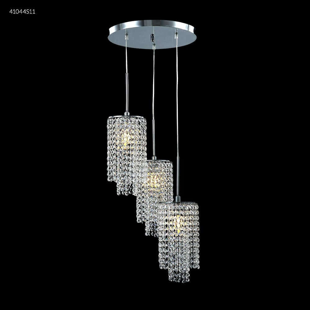 James R Moder Contemporary Austria Crystal Chandelier 41044S11 with elegant crystal design and warm glowing lights.