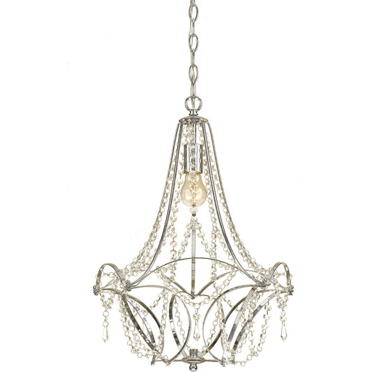 Chandelier - AF Lighting Castile Mini Chandelier Chrome / Clear 7741-1H