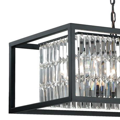 Chandelier - Catana 8L Linear Chandelier Oil Rubbed Bronze P0183