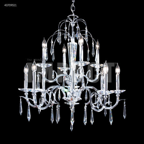 Chandelier - Contemporary 12 Light Swarovski Crystal Chandelier 40709S11