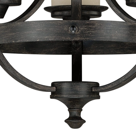 Chandelier - Halifax 3L Mini Chandelier Black Walnut H0136