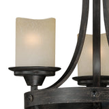 Chandelier - Halifax 3L Mini Chandelier Black Walnut H0136