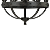 Chandelier - Halifax 5L Chandelier Black Walnut H0135