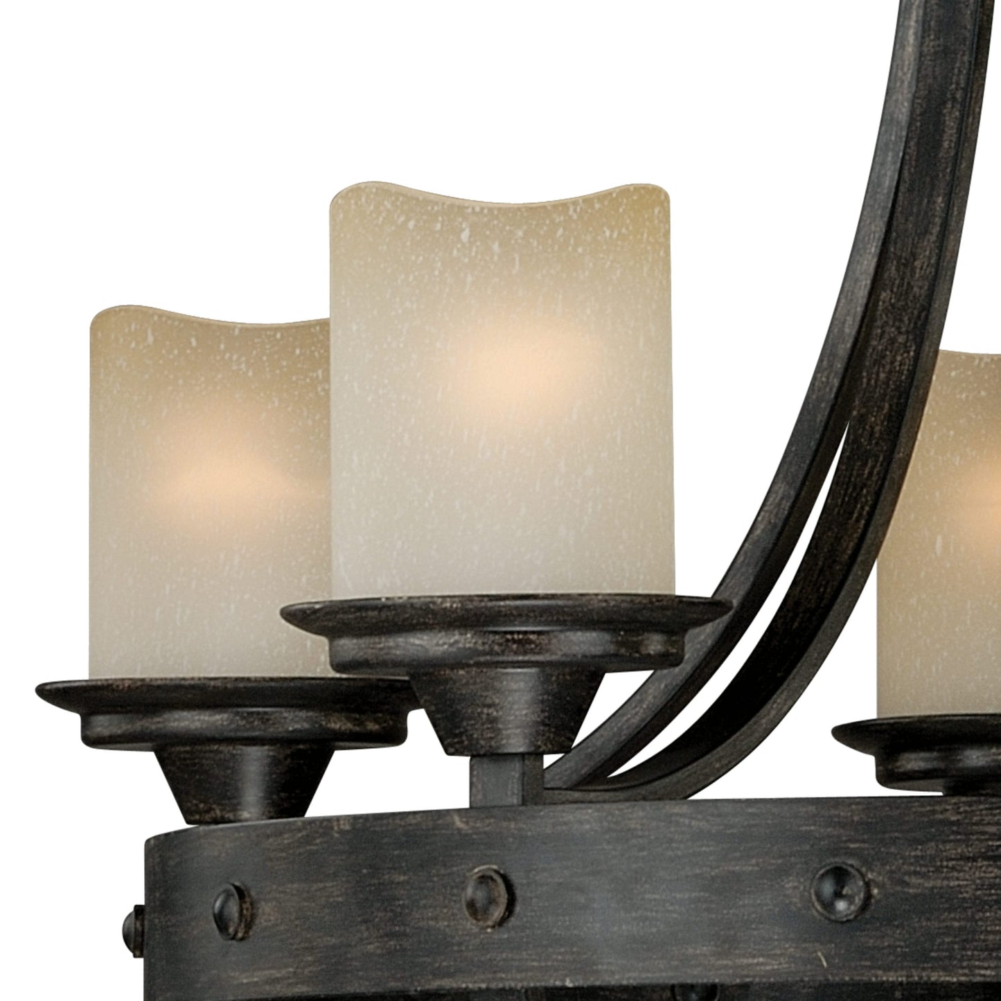 Chandelier - Halifax 5L Chandelier Black Walnut H0135