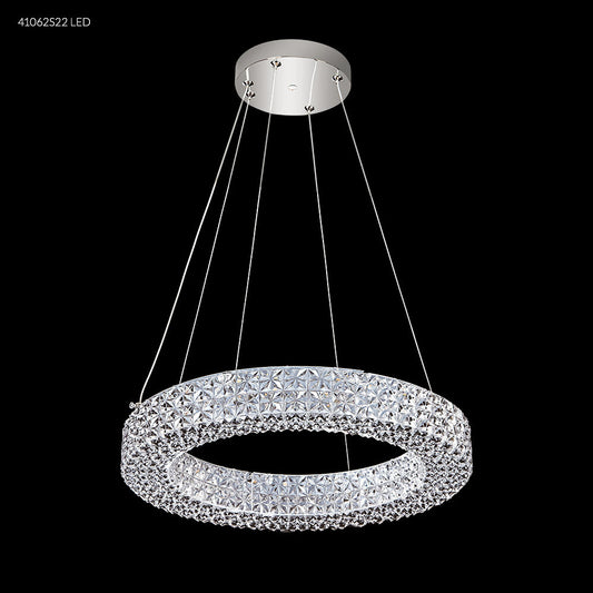 Chandelier - James R Moder 41062S22LED Acrylic Collection Crystal Chandelier Silver