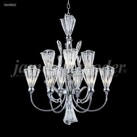 Chandelier - James R Moder 9 Light Jewelry Crystal Chandelier 96048S22