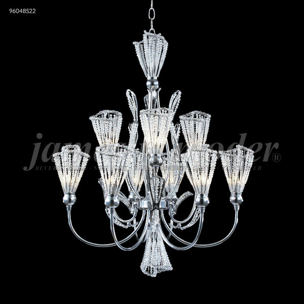 Chandelier - James R Moder 9 Light Jewelry Crystal Chandelier 96048S22