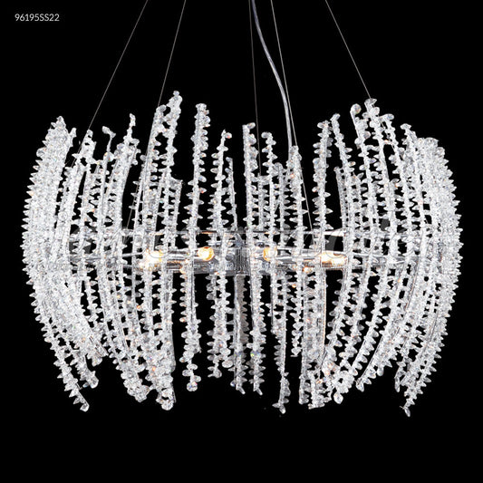 Chandelier - James R Moder Continental Fashion Crystal Chandelier Silver 96195S22