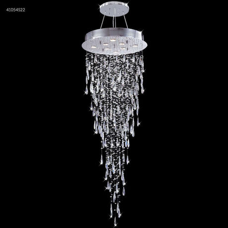 Chandelier - James R Moder Crystal Rain Chandelier Silver 41054S22