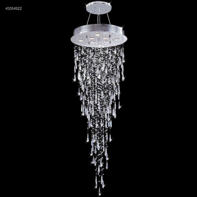 Chandelier - James R Moder Crystal Rain Chandelier Silver 41054S22