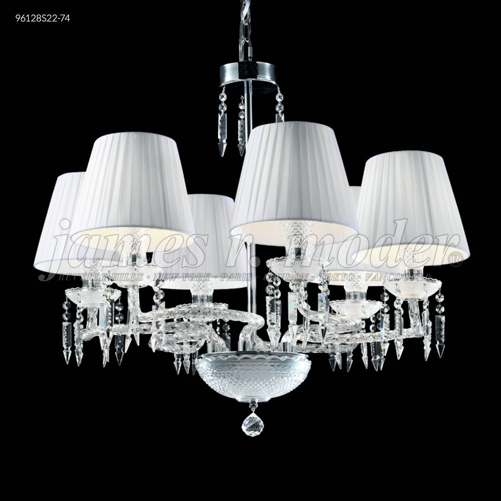 Chandelier - James R Moder Le Chateau 6 Arm Swarovski Chandelier 96128S00