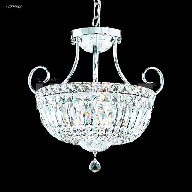 Chandelier - James R Moder Mini Swarovski Crystal Basket Chandelier 40775S00