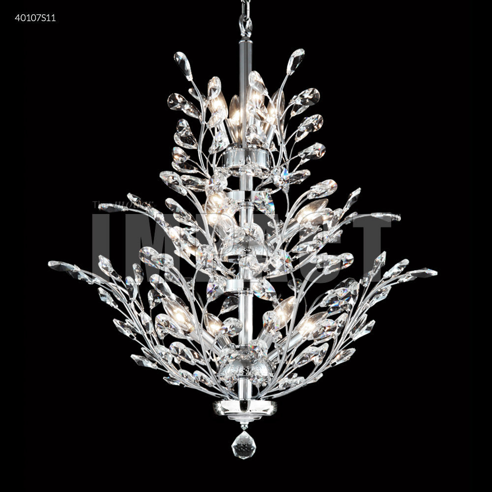 Chandelier - James R Moder Regalia Swarovski Crystal Chandelier Silver 40107S11