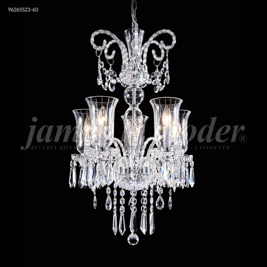 Chandelier - James R Moder Venetian 5 Arm Swarovski Chandelier 96265S11