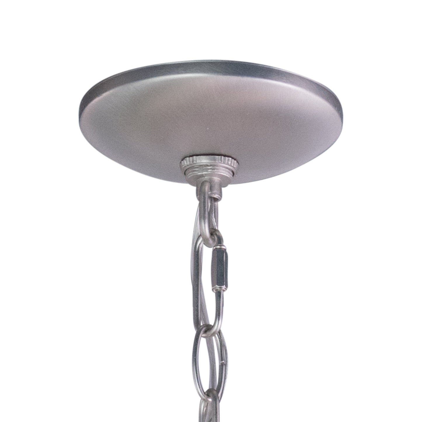 Chandelier - Monrovia 4L Mini Chandelier Or Semi Flush (Dual Mount) Brushed Nickel CH35404BN