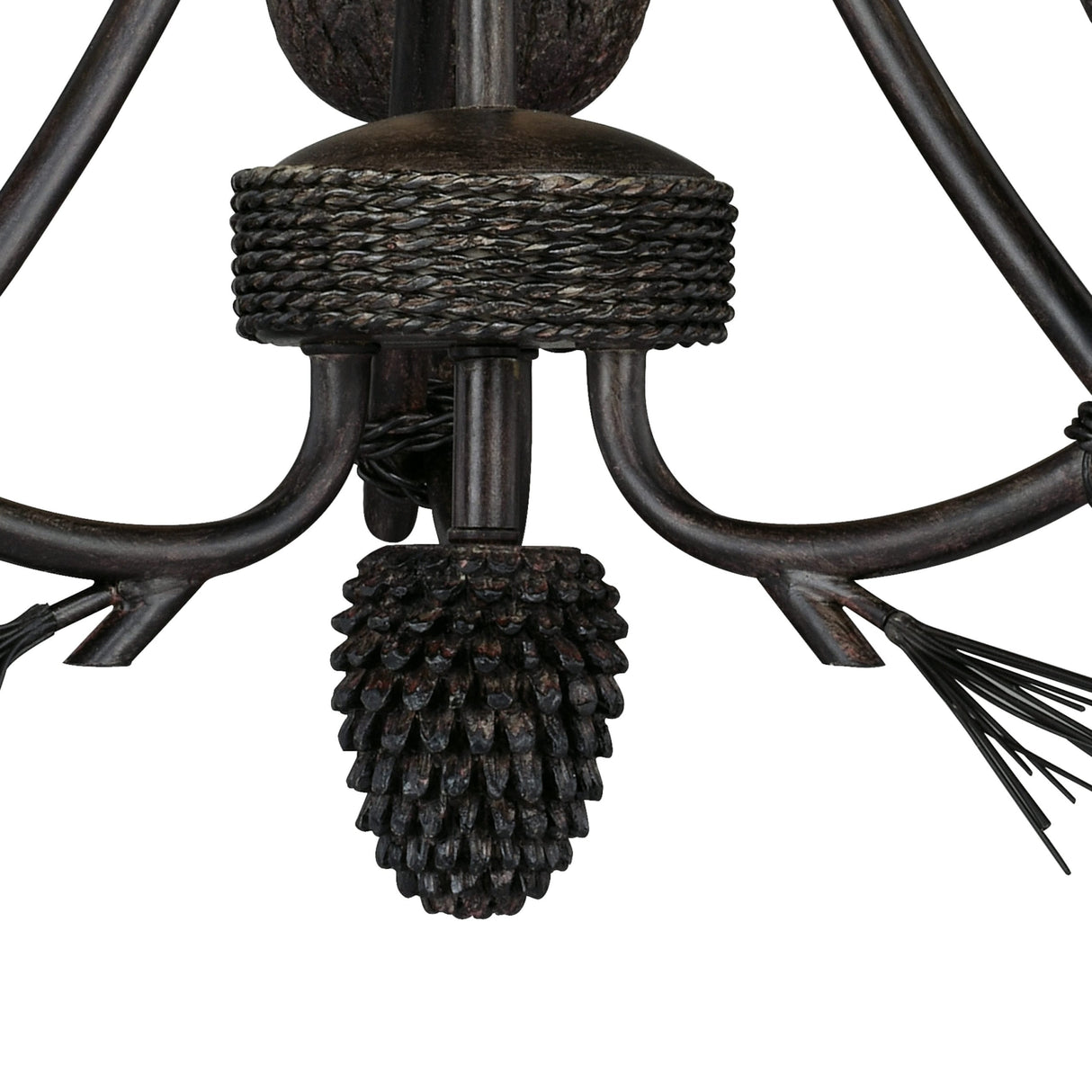 Chandelier - Sierra 3L Mini Chandelier Black Walnut H0172