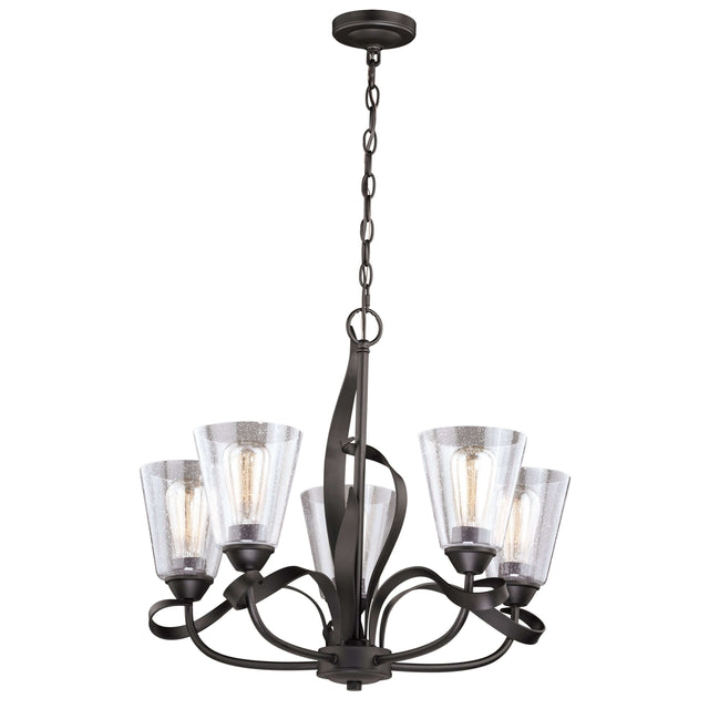 Chandelier - Vaxcel Cinta 5L Chandelier Oil Rubbed Bronze H0185