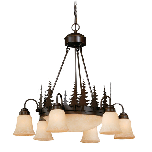 Chandelier - Yosemite 9L Tree Chandelier Burnished Bronze CH55506BBZ