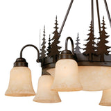 Chandelier - Yosemite 9L Tree Chandelier Burnished Bronze CH55506BBZ