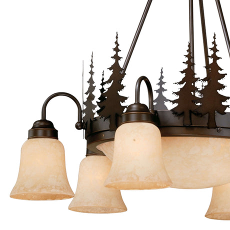 Chandelier - Yosemite 9L Tree Chandelier Burnished Bronze CH55506BBZ