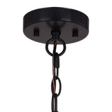 Pendant - Burien 18-in. 4 Light Pendant Black And Washed Ash P0365