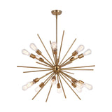 Pendant - Estelle 36 In. 16 Light Pendant Natural Brass P0344