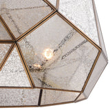 Pendant - Euclid 20 In. W 3 Light Pendant Aged Brass P0317