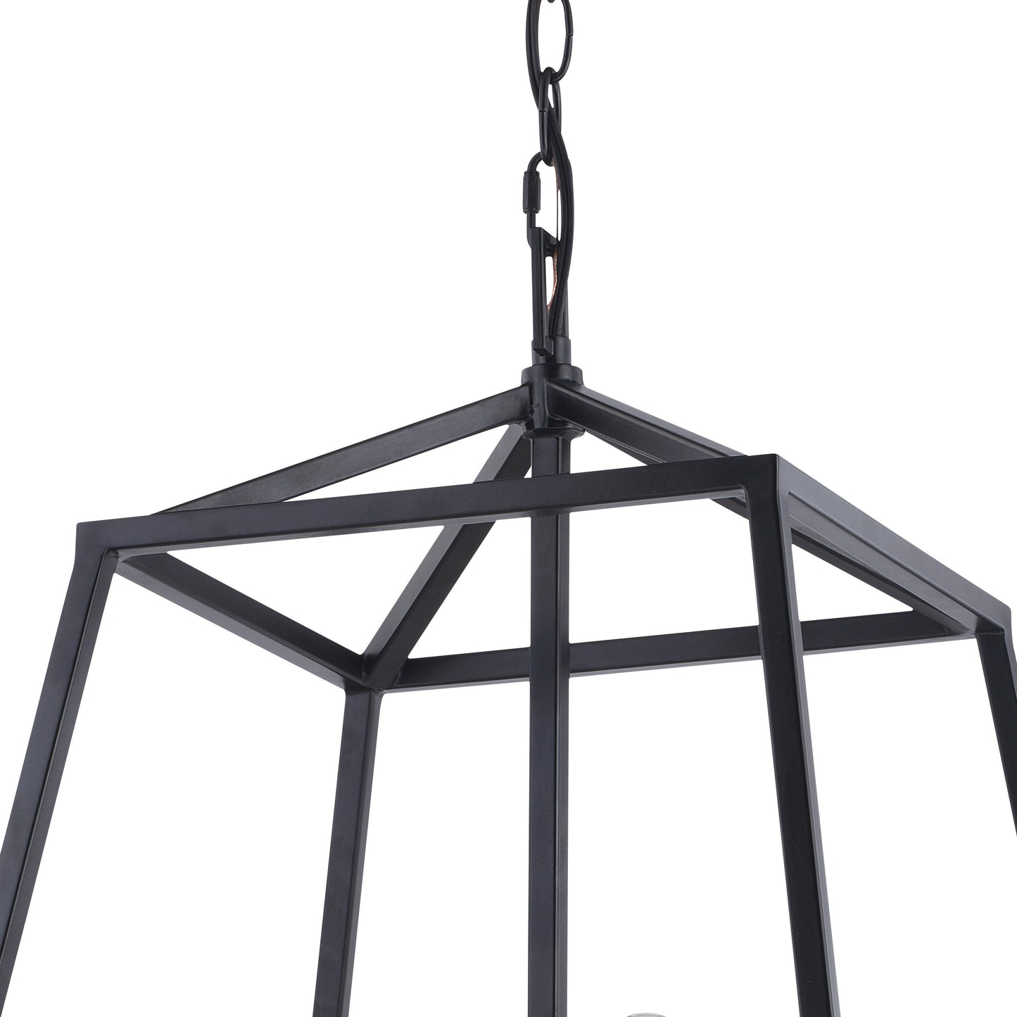 Pendant - Hayes 16 In. W 4 Light Pendant Black P0310