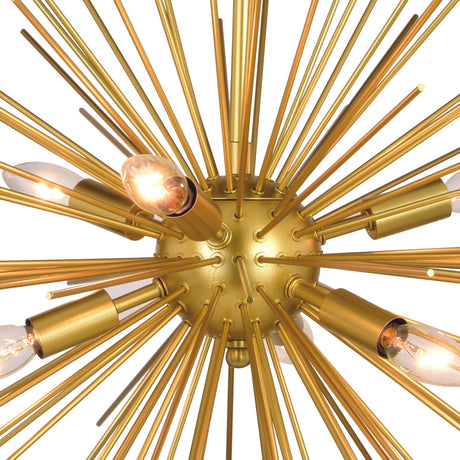 Pendant - Nikko 26-in. 6 Light Pendant Gold P0366