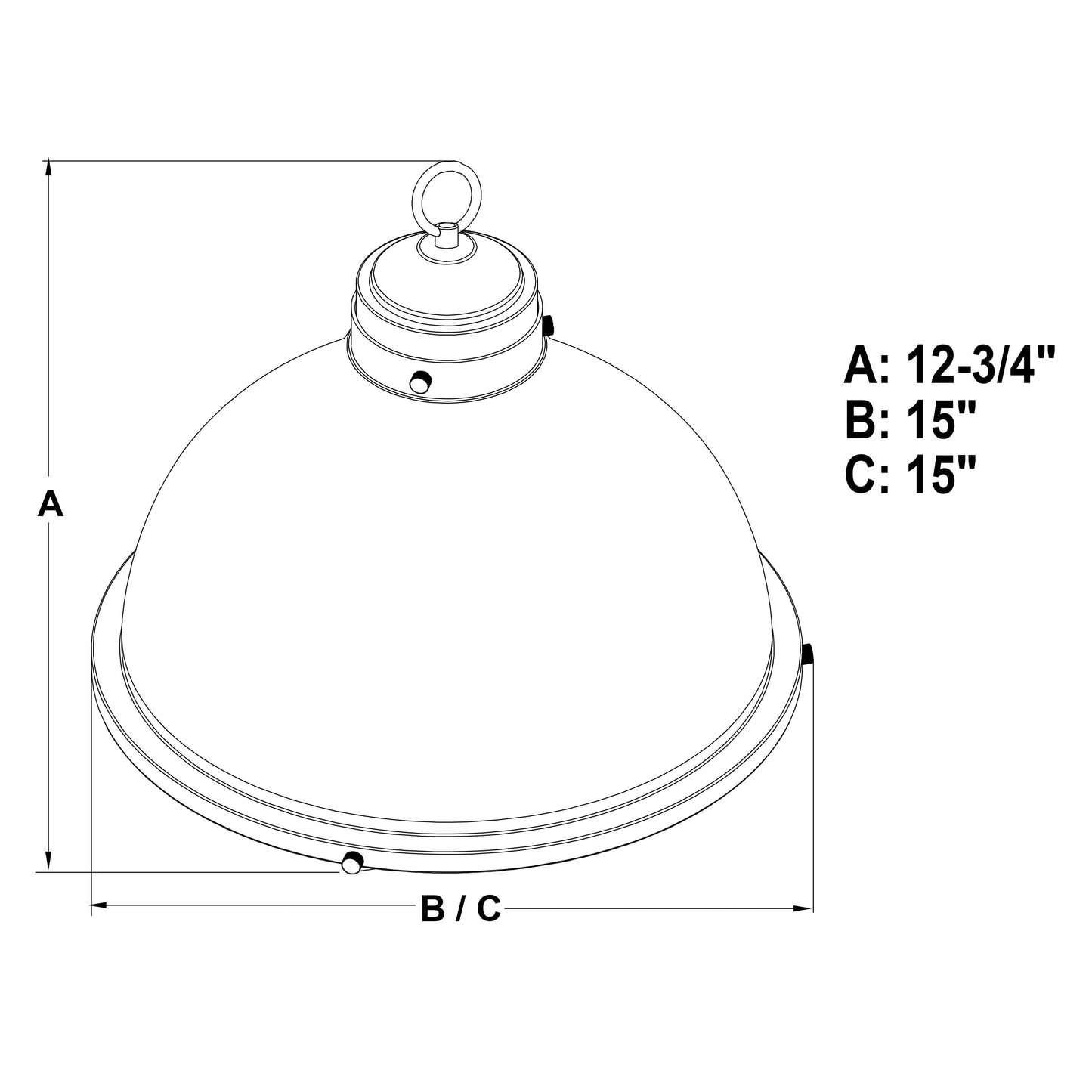 Pendant - Sheffield 15-in. Pendant New Bronze And Distressed Ash With Light Silver Inner P0368