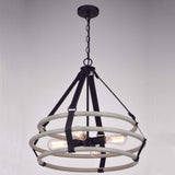 Pendant - Taylor 24-in. 4 Light Pendant Textured Black And Ash Gray P0371