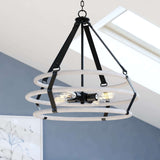 Pendant - Taylor 24-in. 4 Light Pendant Textured Black And Ash Gray P0371