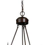 Rustic - Vaxcel Bryce 9L Deer Chandelier Burnished Bronze CH55406BBZ