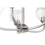 Transitional - Craftmade Glenda 5 Light Chandelier Polished Nickel 56225-BNK